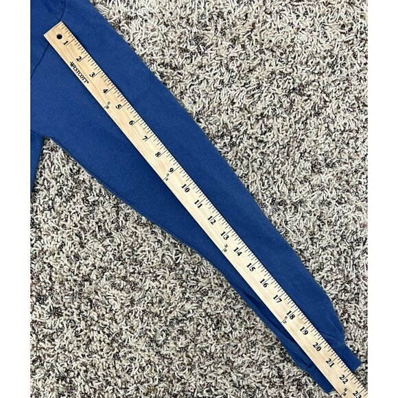 SIMPLY SOUTHERN Adult SMALL Blue L/S Cotton T-SHIRT Breast Cancer Awareness EUC - Picture 4 of 8